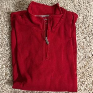 Eddie Bauer red sweater, pullover large